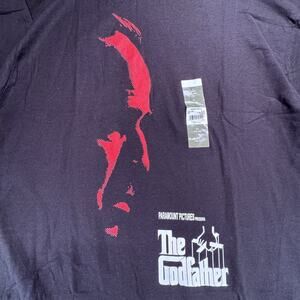 The Godfather T-Shirt Black XL Men's Graphic Crew Neck Paramount Movie New